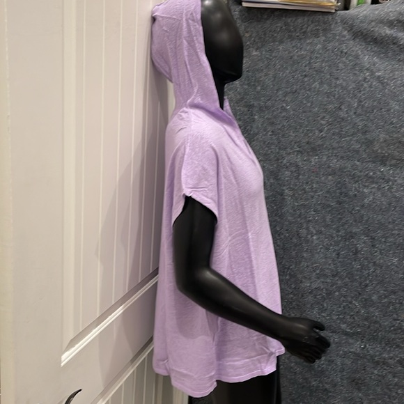 NEW J Jill WOMENS LARGE Purple "Lily" Sleeveless V-Neck Muscle Tee Shirt Top - Picture 4 of 16